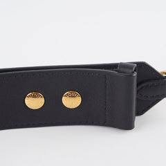 Louis Vuitton Bandouliere Wide Monogram Canvas Brown/Black Leather Reversible Strap