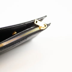 Saint Laurent Black Cassandre Wallet