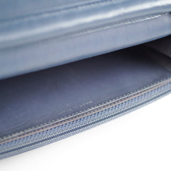 Chanel Wallet On Chain WOC Blue Lambskin Crossbody Bag