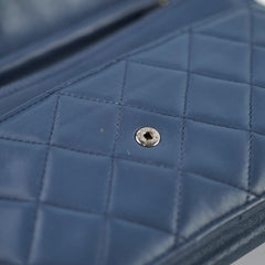Chanel Wallet On Chain WOC Blue Lambskin Crossbody Bag