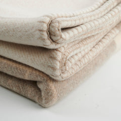 Hermes Avalon Cream/Beige Throw Blanket