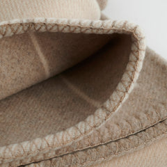 Hermes Avalon Cream/Beige Throw Blanket
