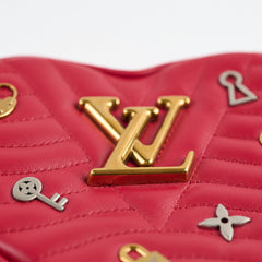 Louis Vuitton New Wave Heart Crossbody Red