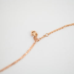 Cartier Love 2 Diamond Pink Gold Necklace