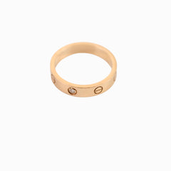 Cartier Love Ring One Diamond Pink Gold Size 55