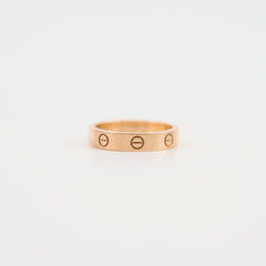Cartier Love Ring One Diamond Pink Gold Size 55