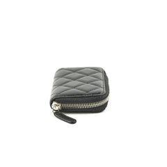 Chanel Zipper Wallet Lambskin Black - Series 22