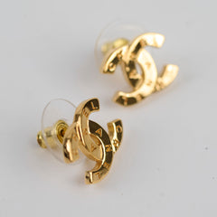 Chanel CC Gold Earrings Costume Jewellery
