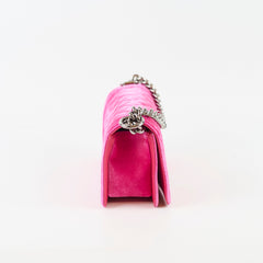 Chanel Small Boy Pink Velvet