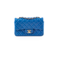 Chanel Mini Rectangular Blue LGHW