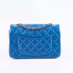 Chanel Mini Rectangular Blue LGHW
