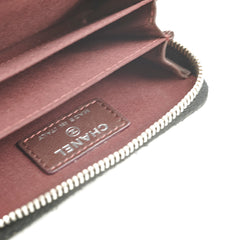 Chanel Zipper Wallet Lambskin Black - Series 22