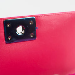 Chanel Small Boy Pink Velvet