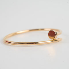 Cartier Juste Un Clou JUC Small Model Bracelet Rose Gold Size 15