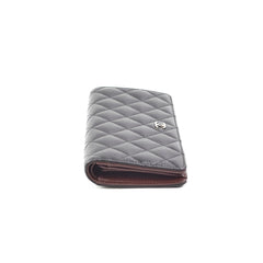 Chanel Fold Black Caviar Wallet Series 22