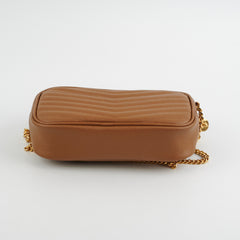 Saint Laurent Lou Mini Bag Tan
