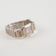 Cartier Tank Francaise SM Mother of Pearl Face Watch