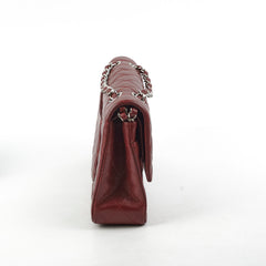 Chanel Classic Flap Medium/Large M/L Caviar Burgundy - Series 15