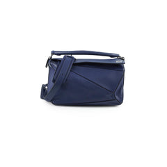 Loewe Puzzle Navy Crossbody Bag