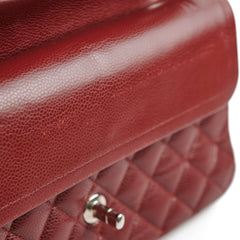 Chanel Classic Flap Medium/Large M/L Caviar Burgundy - Series 15