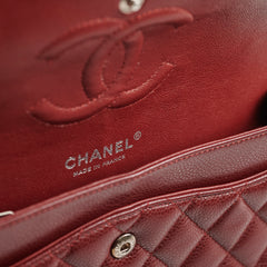 Chanel Classic Flap Medium/Large M/L Caviar Burgundy - Series 15