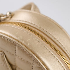 Chanel Gold Heart Crossbody Bag