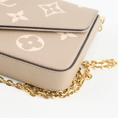 Louis Vuitton Pochette Félicie Monogram Empreinte Leather