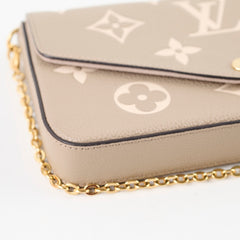 Louis Vuitton Pochette Félicie Monogram Empreinte Leather