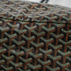Goyard St Louis GM Black Shoulder Bag