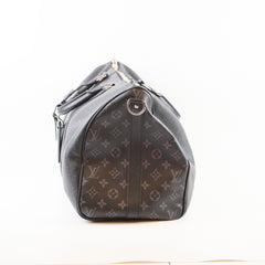 Louis Vuitton Keepall 50 Bandoulliere Monogram Eclipse Taiga