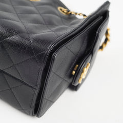 Chanel 25 Mini Black Caviar