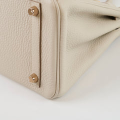 Hermes Birkin Togo 25 Beton - D stamp