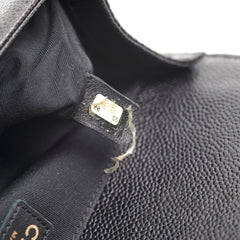 Chanel Old Medium Caviar Boy Black 20 Series