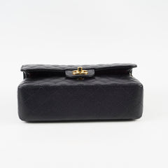 Chanel Small Caviar Double Classic Flap Black