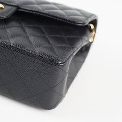 Chanel Small Caviar Double Classic Flap Black