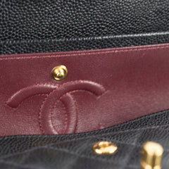 Chanel Small Caviar Double Classic Flap Black
