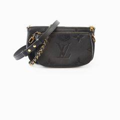 Louis Vuitton Multi Pochette Empreinte Black