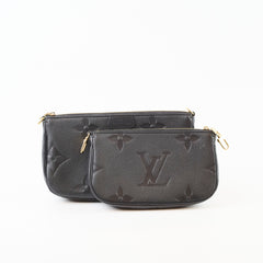 Louis Vuitton Multi Pochette Empreinte Black