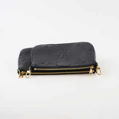 Louis Vuitton Multi Pochette Empreinte Black