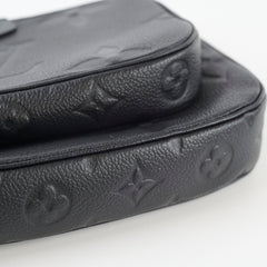 Louis Vuitton Multi Pochette Empreinte Black