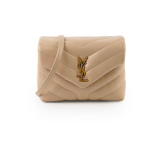Saint Laurent Beige Toy Lou Lou