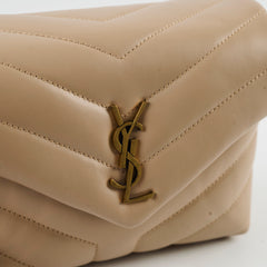 Saint Laurent Beige Toy Lou Lou