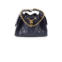 Chanel 25 Navy Caviar Small (microchipped)