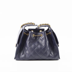 Chanel 25 Navy Caviar Small (microchipped)