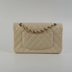 Chanel Quilted Caviar Medium/Large Double Flap Ivory