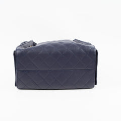 Chanel 25 Navy Caviar Small (microchipped)