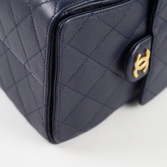 Chanel 25 Navy Caviar Small (microchipped)