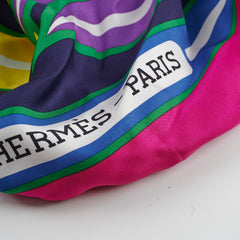 Hermes Large Triangle Multicolour Scarf