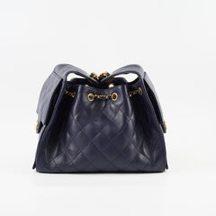 Chanel 25 Navy Caviar Small (microchipped)