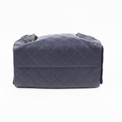 Chanel 25 Navy Caviar Small (microchipped)